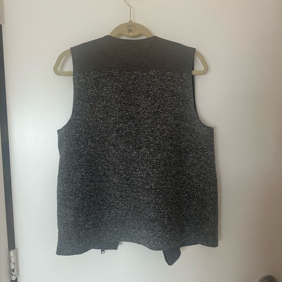 Club Monaco Gray Textured Vest - Picture 8 of 8
